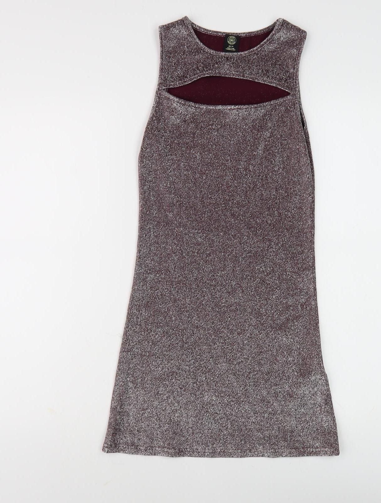 Urban Outfitters Women's Red Dress XS Cut Out Sleeveless