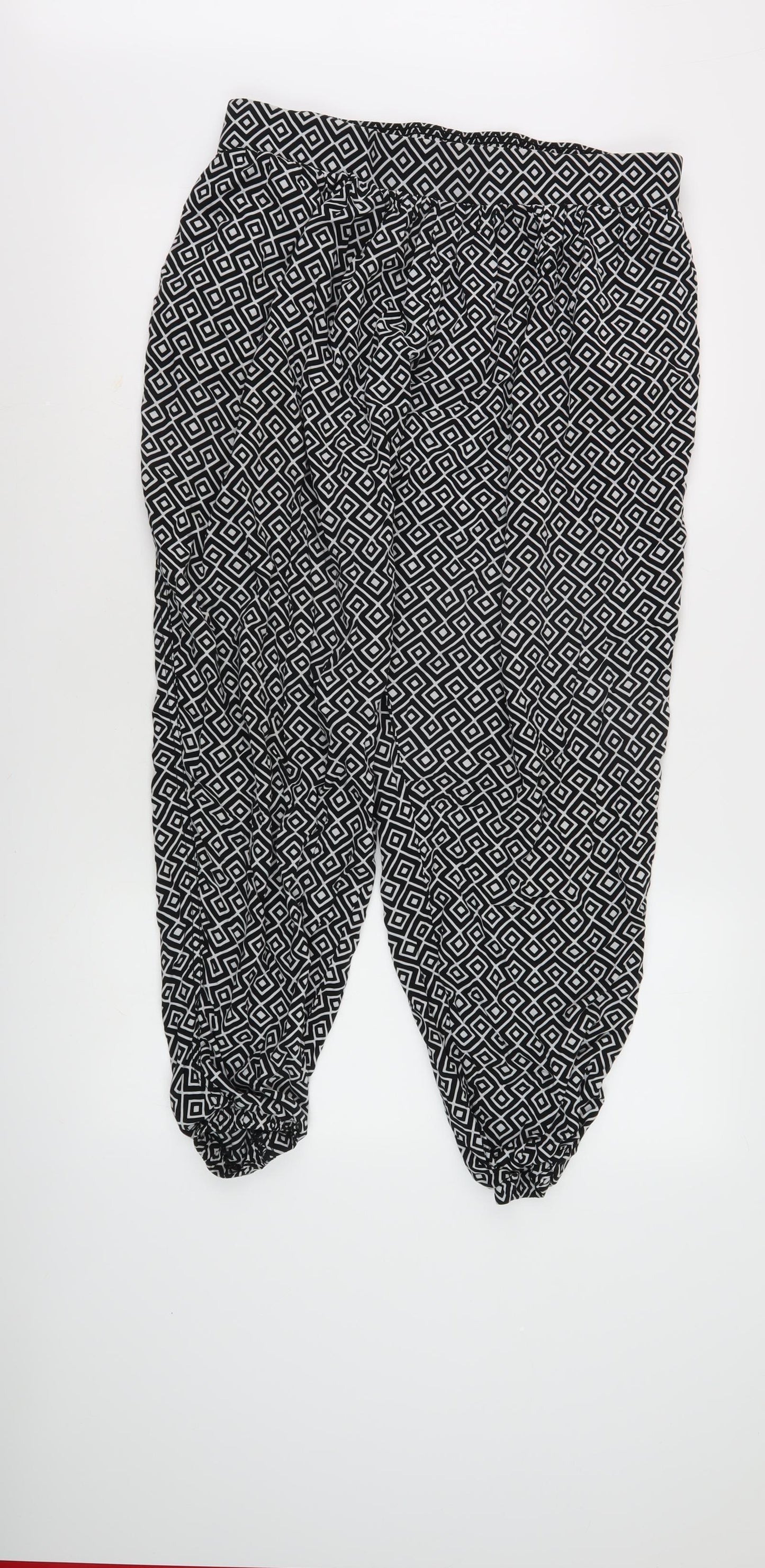 Marks and Spencer Women's Geometric Tapered Trousers