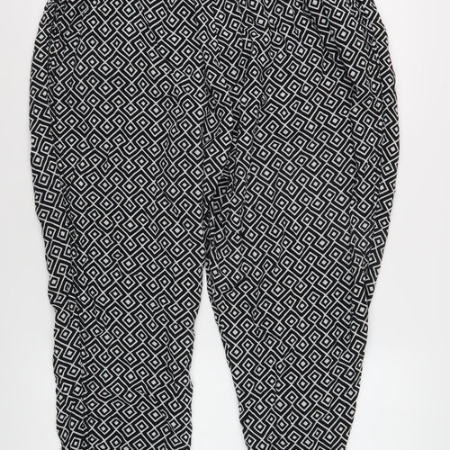 Marks and Spencer Women's Geometric Tapered Trousers
