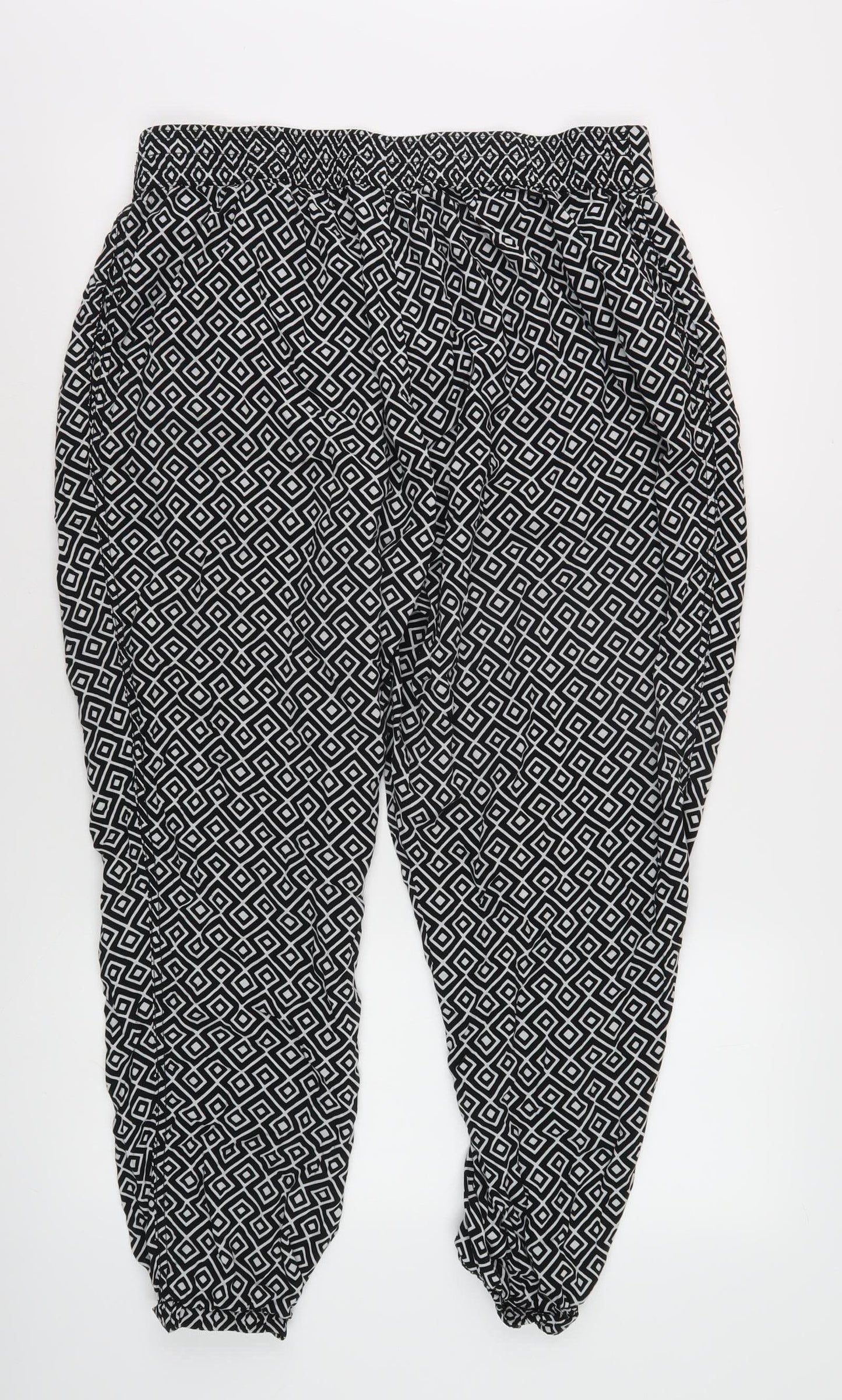 Marks and Spencer Women's Geometric Tapered Trousers