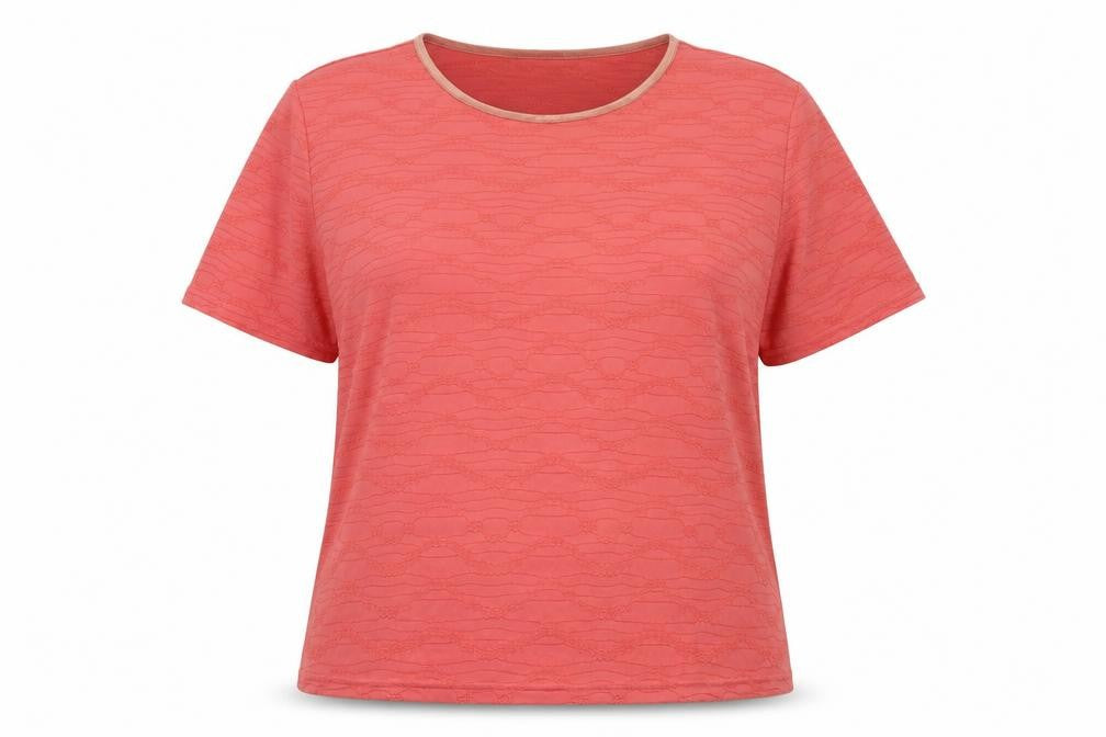 Honor Millburn Women's Pink T-Shirt, Size L, Casual Knit