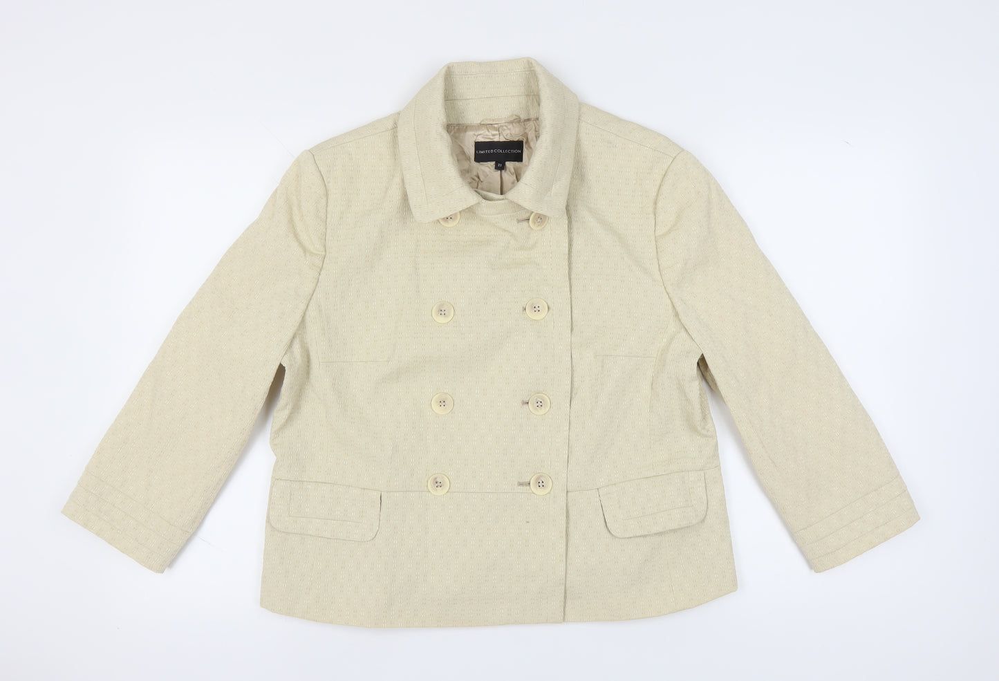 Marks and Spencer Beige Blazer UK 20 Women