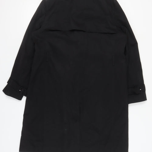 Marks & Spencer Women's Black Size 14 Trench Coat