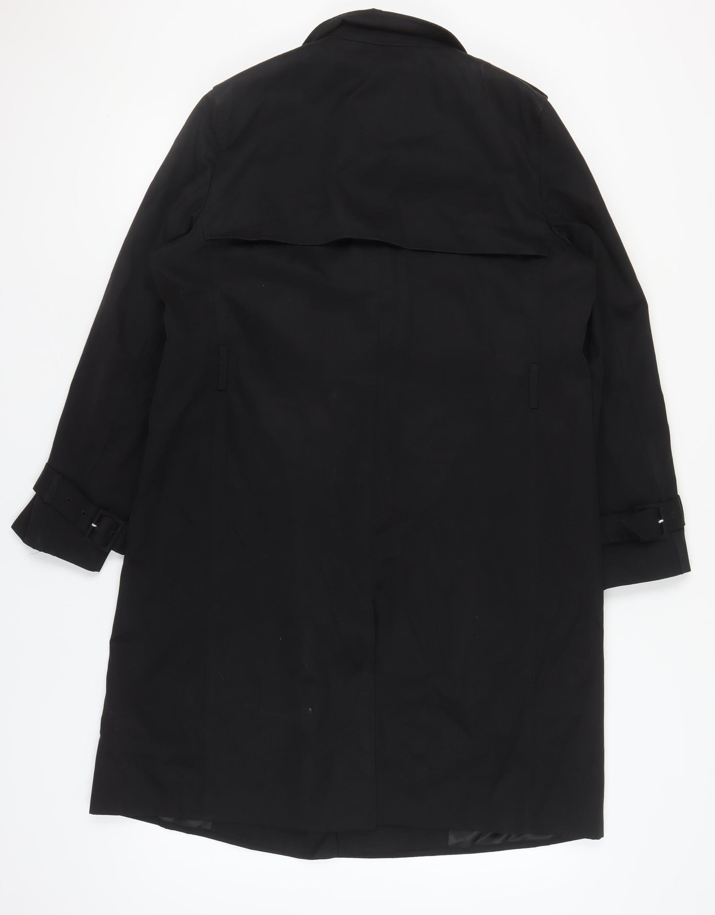 Marks & Spencer Women's Black Size 14 Trench Coat