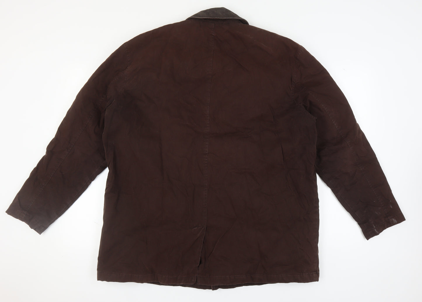 Thomas Nash Men's XL Brown Overcoat with Pockets