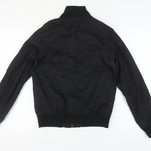 Lyle & Scott Men's Black Bomber Jacket S Vintage