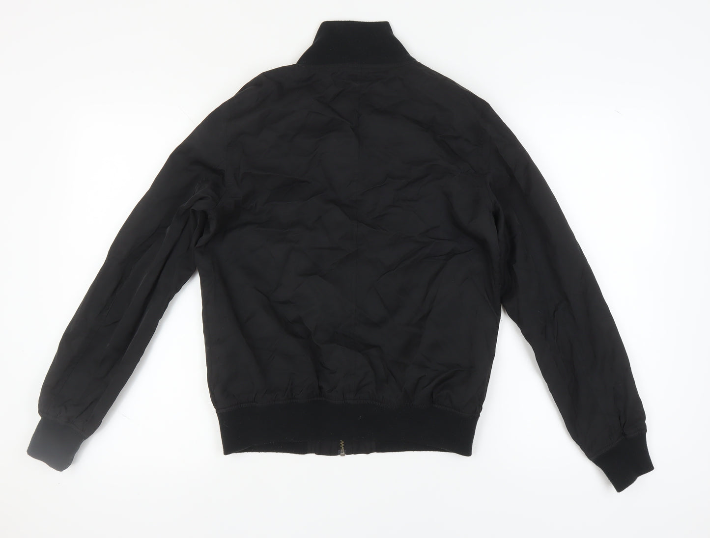 Lyle & Scott Men's Black Bomber Jacket S Vintage