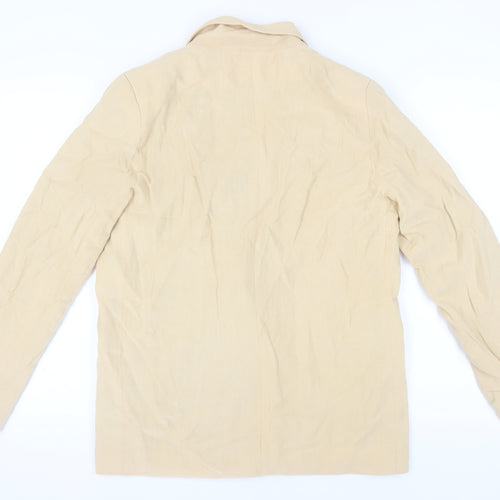 Next Women's Beige Blazer, Size 12, Double Breasted