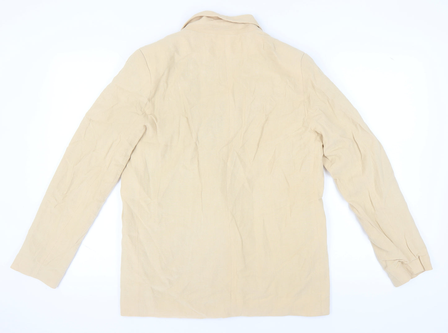 Next Women's Beige Blazer, Size 12, Double Breasted
