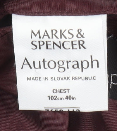 Marks and Spencer Men's Black Corduroy Blazer 40