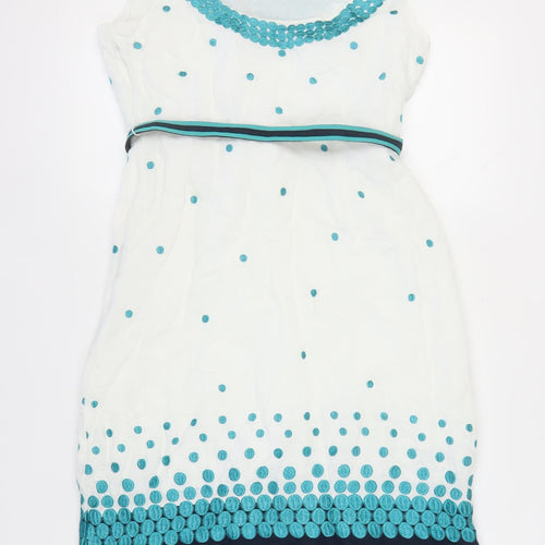 Per Una Women's Multicolour Polka Dot Dress 12L