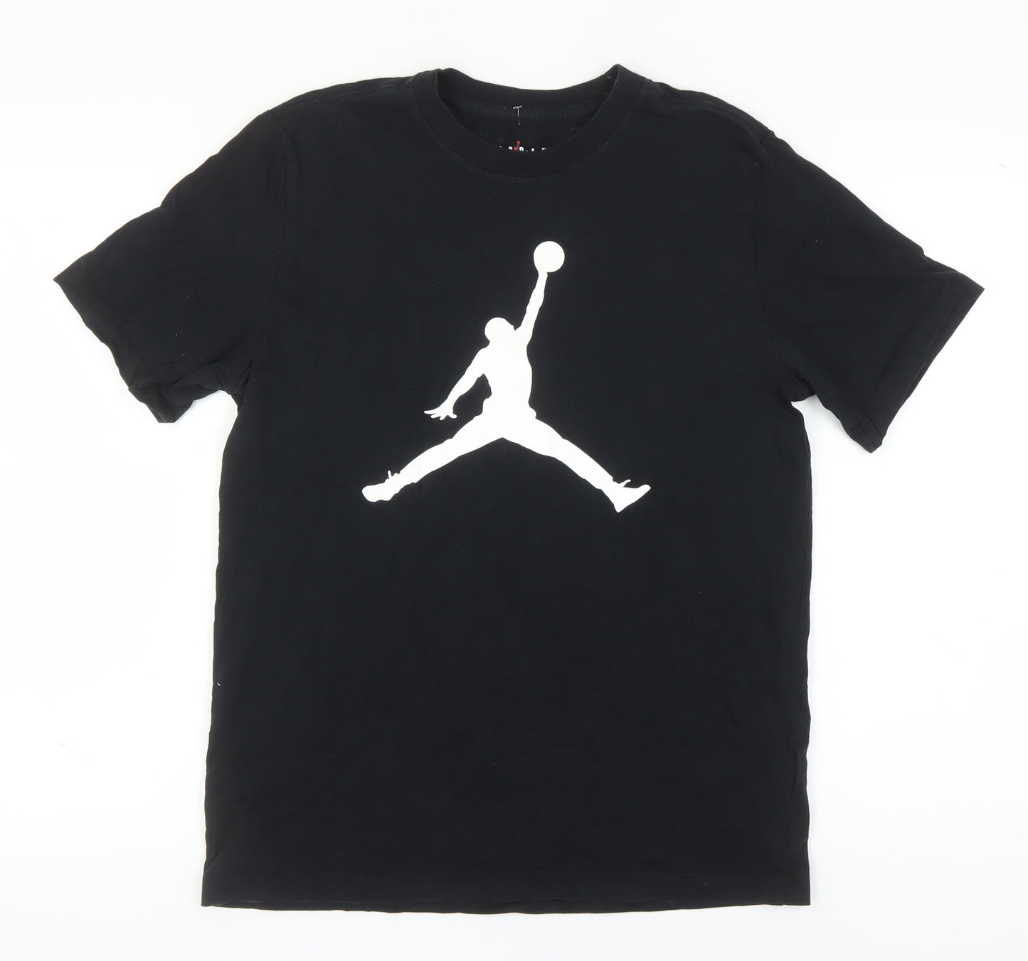 Jordan Men's Black T-Shirt M Logo Graphic Print