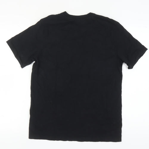 Jordan Men's Black T-Shirt M Logo Graphic Print