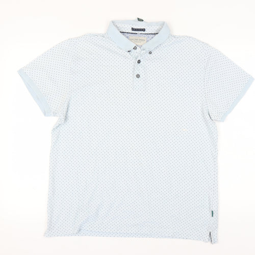Racing Green Men's Blue Polo Shirt - Size L