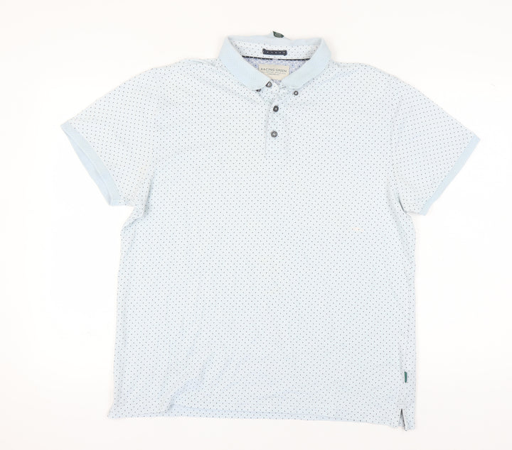 Racing Green Men's Blue Polo Shirt - Size L