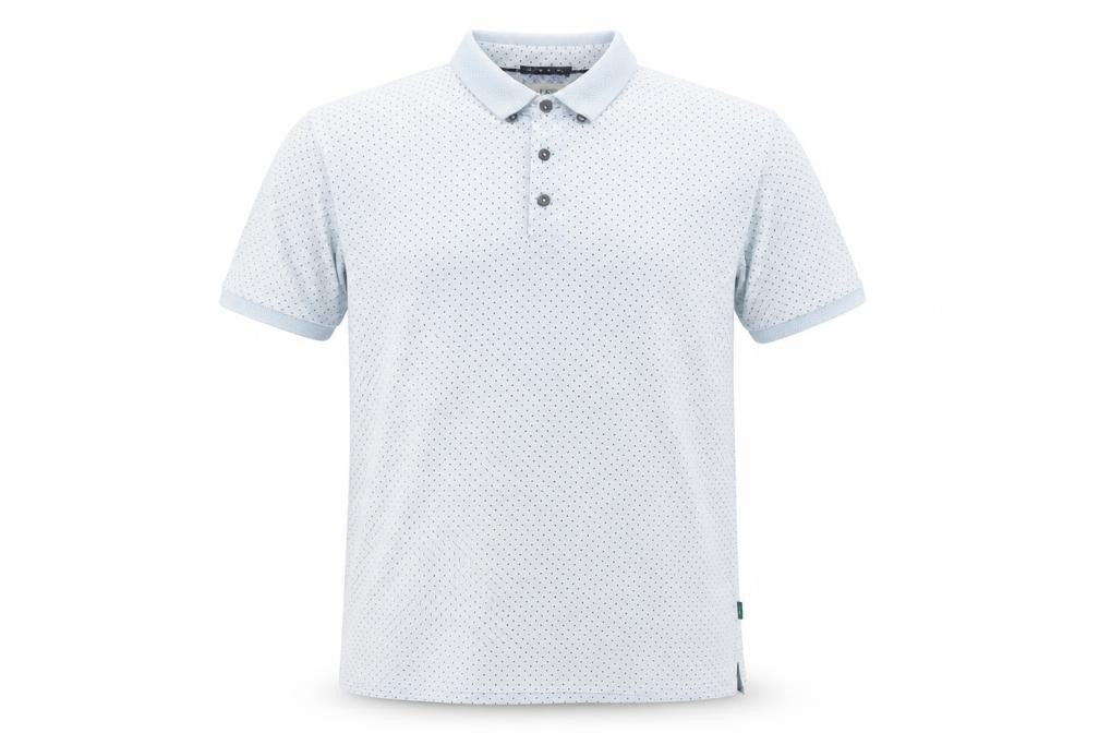 Front view of Racing Green Men's Blue Polo Shirt -, size L