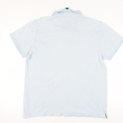 Racing Green Men's Blue Polo Shirt - Size L