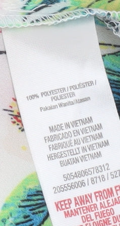 Wallis Womens Floral Sleeveless Blouse Size 14