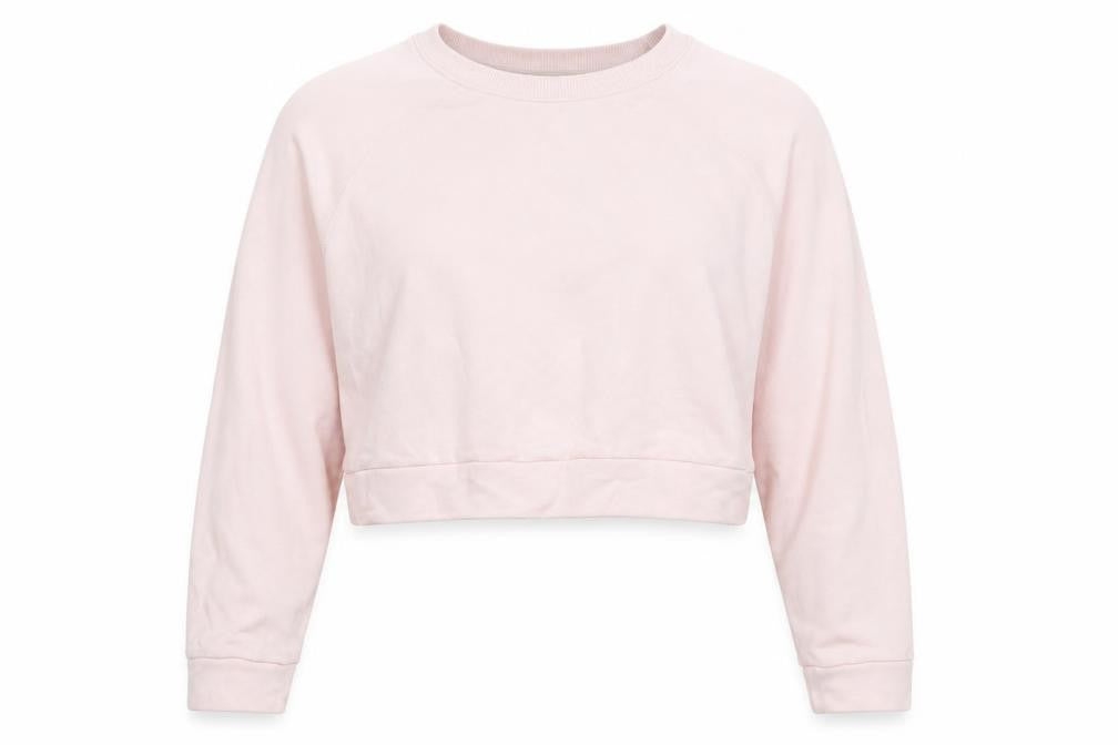 Front view of Miss Selfridge Pink Women’s Pullover Sweatshirt S