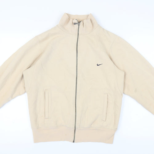 Nike Boys Beige Full Zip Sweatshirt XS