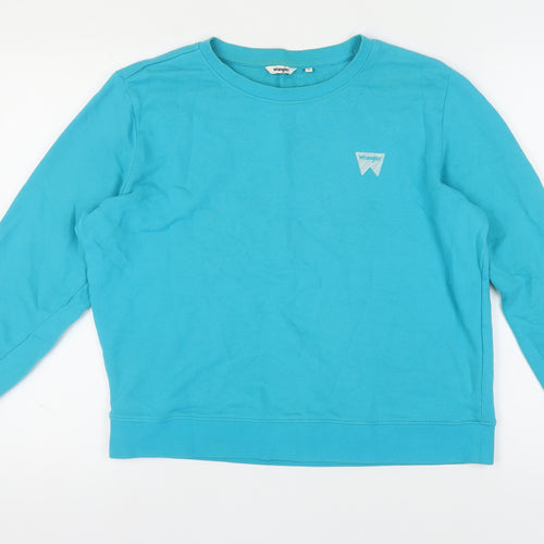 Wrangler Women’s Blue Pullover Sweatshirt, M