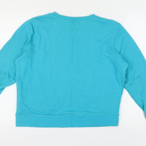 Wrangler Women’s Blue Pullover Sweatshirt, M