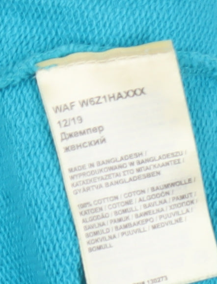 Wrangler Women’s Blue Pullover Sweatshirt, M