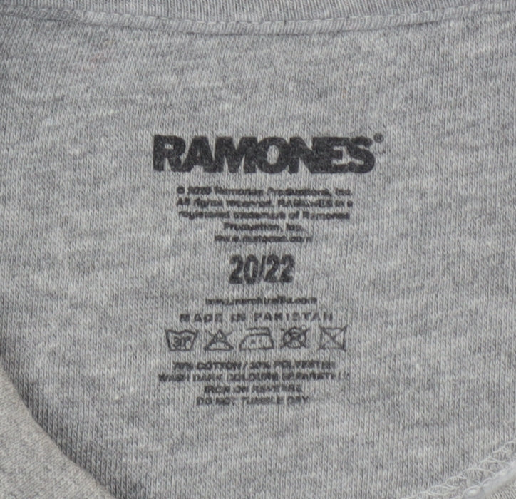Ramones Unisex Adult Grey Pullover Sweatshirt