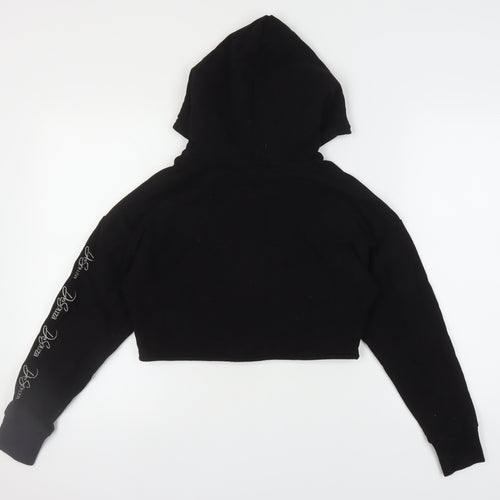 DeSouza Women's Black Hoodie Size S Regular Fit