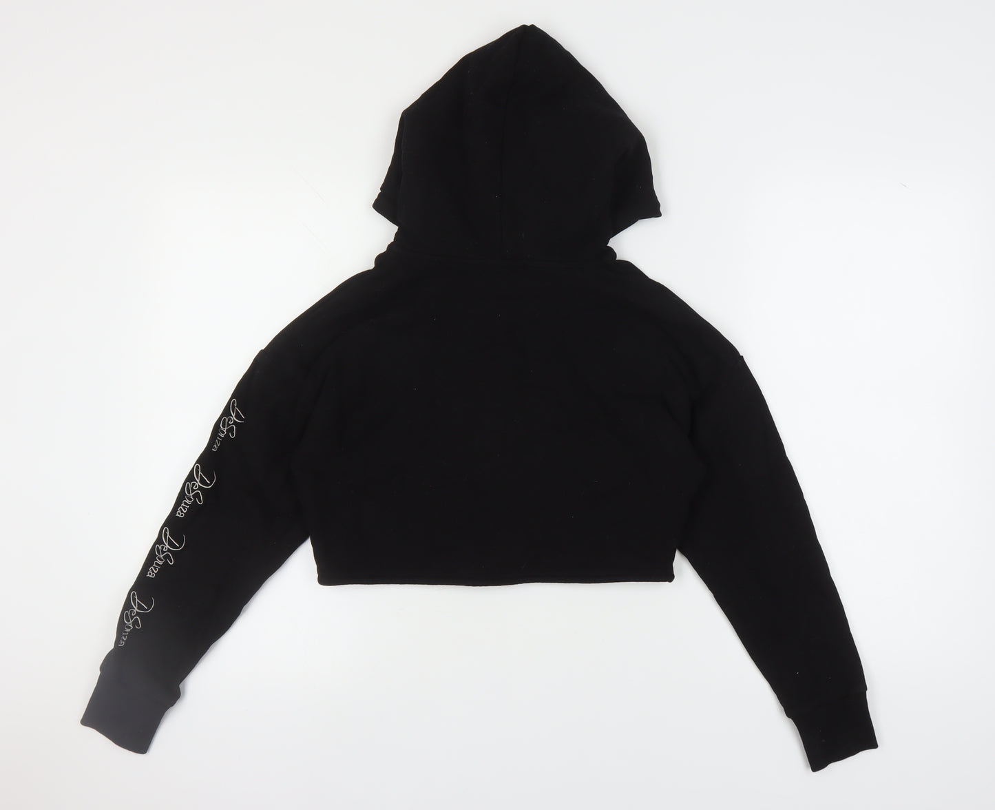 DeSouza Women's Black Hoodie Size S Regular Fit