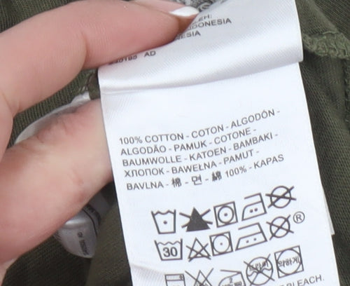 Levi's Women's Green T-Shirt, Size L, Casual Basic Tee