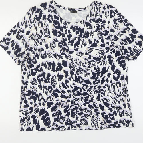 Barbara Lebek Women's Multicoloured T-Shirt Size 20