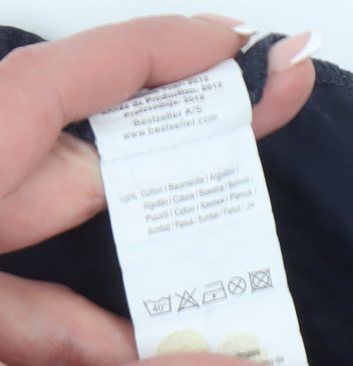 Jack & Jones Men's Blue Graphic Print T-Shirt L