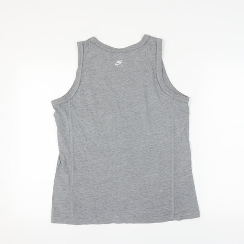 Nike Men's Grey Tank Top M - Gym & Running Activewear