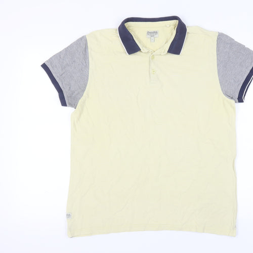 Next Men's Multicoloured Polo Shirt L Short Sleeve