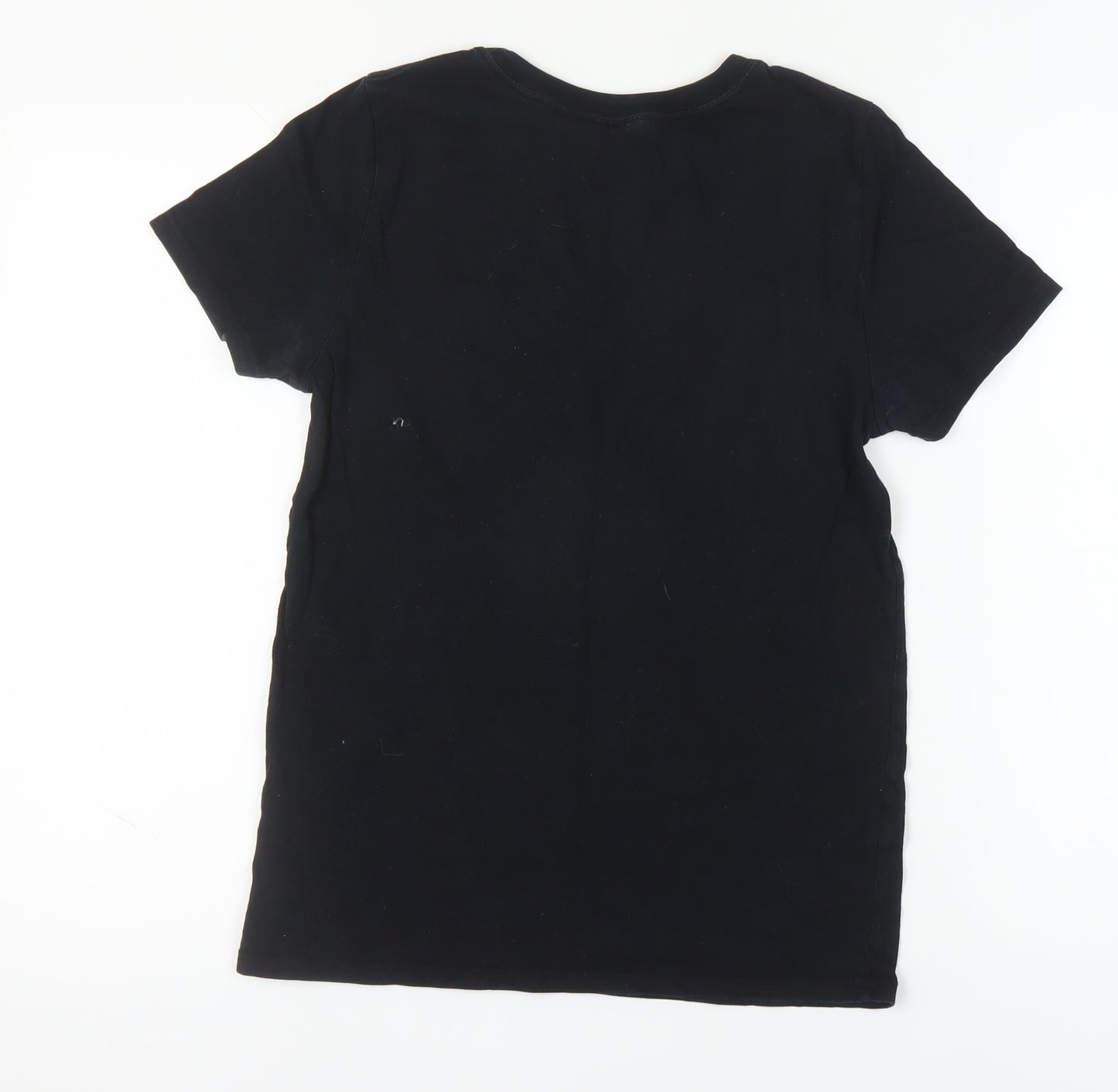 Topshop Women's Black Unicorn T-Shirt Size 8