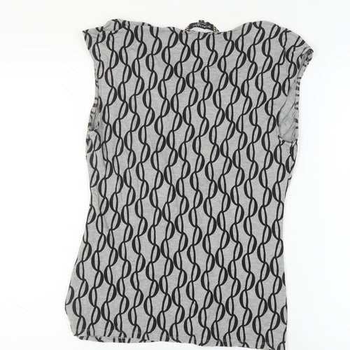 Principles Women’s Geometric Top, Size 14, Scoop Neck