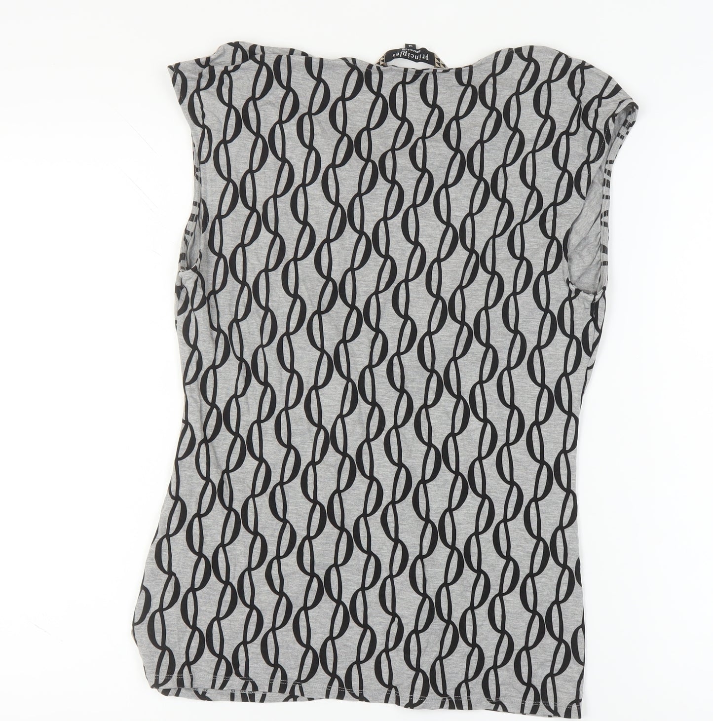 Principles Women’s Geometric Top, Size 14, Scoop Neck