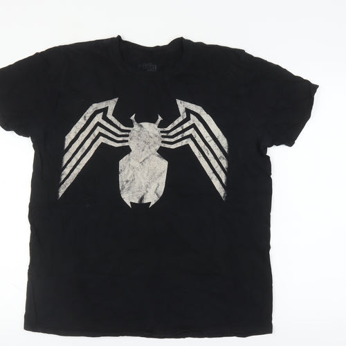 Marvel Men's Black Spider-Man Graphic Tee L