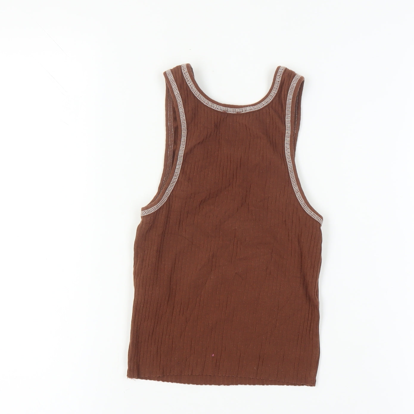 BDG Women's Brown Scoop Neck Tank Top XS