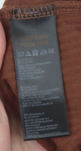 BDG Women's Brown Scoop Neck Tank Top XS