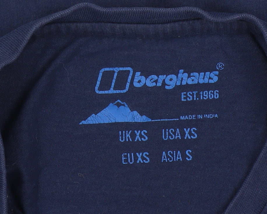 Berghaus Men's Blue XS Graphic Print T-Shirt