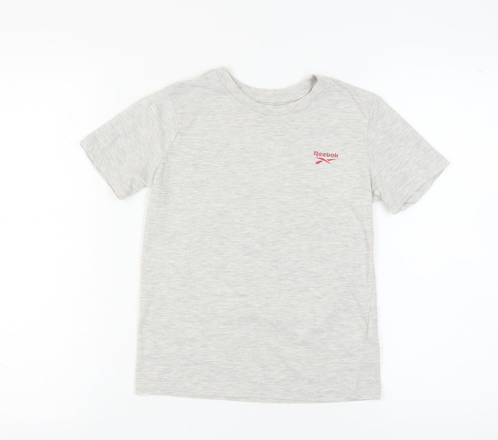 Reebok Boys Grey T-Shirt, 9-10 Years, Basic Crew Neck