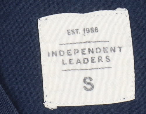 Independent Leaders Blue Graphic Print T-Shirt - Men's Small