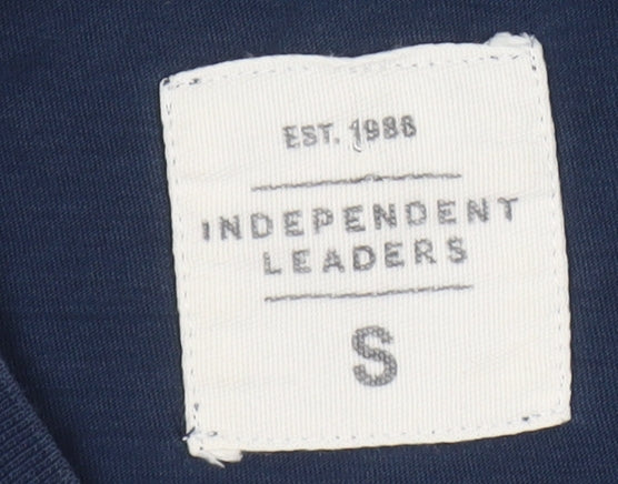 Independent Leaders Blue Graphic Print T-Shirt - Men's Small