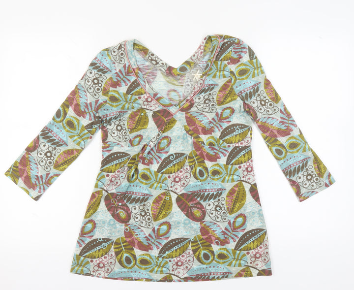 Next Women's Multicoloured Floral Tunic Size 10