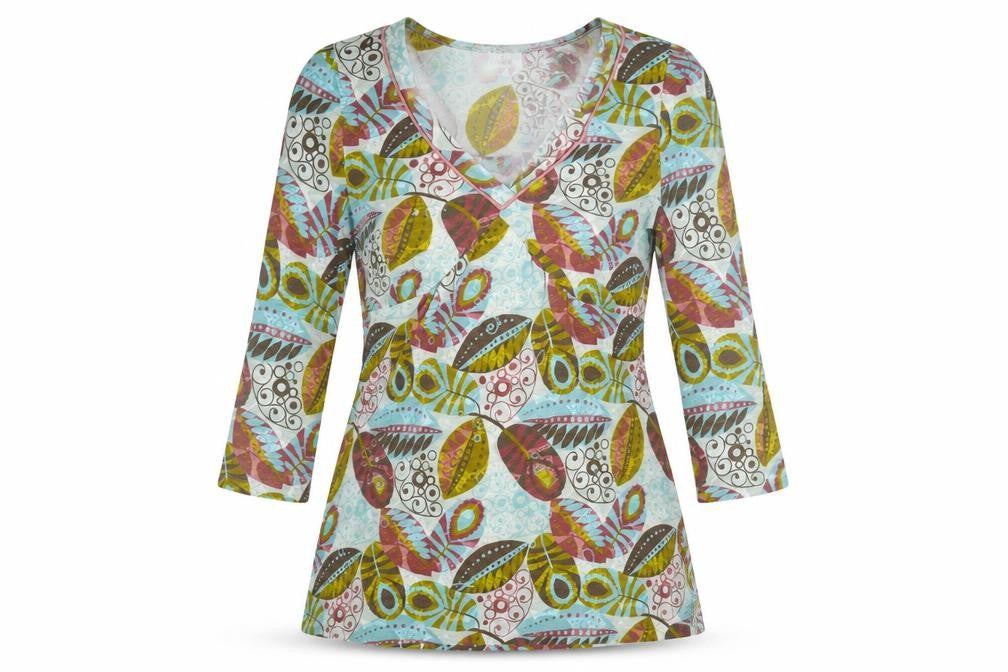 Front view of Next Women's Multicoloured Floral Tunic, size 10