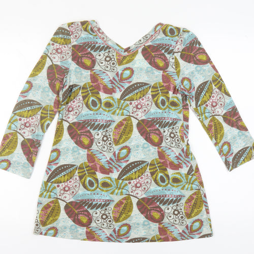 Next Women's Multicoloured Floral Tunic Size 10