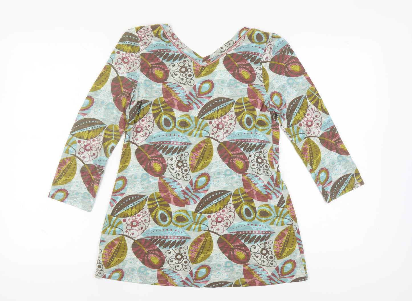 Next Women's Multicoloured Floral Tunic Size 10