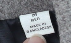 Marks and Spencer Men's Grey Mid-Length Overcoat M